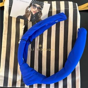 NWT Lele Sadoughi Neoprene Knotted Headband